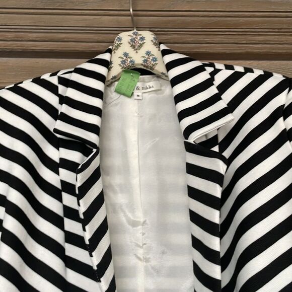 Robbi & Nikki by Robert Rodriguez striped blazer size medium - Picture 7 of 17